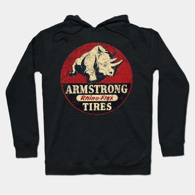 Armstong Tires Hoodie by MindsparkCreative